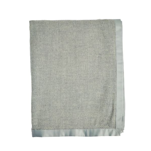 Amalia Throw - White Silver